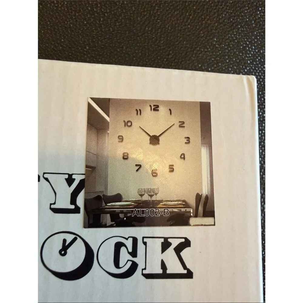 DIY wall clock black Numbers DIY Wall Clock new in box